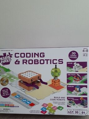 Kids First Coding & Robotics Experiment Kit Thames & Kosmos NIB